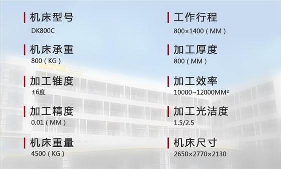 DK800C技術參數