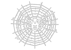 線切割2D-蜘蛛網,線切割圖紙免費下載
